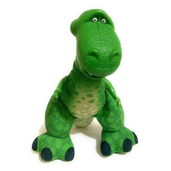 Fisher Price 2009 Disney Toy Story 14" T-REX Plush Green Dinosaur Squeeze Roars - Picture 6 of 9